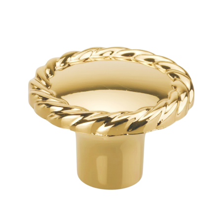 Butoni - Buton pentru mobila Rope, finisaj auriu lucios, D:30 mm