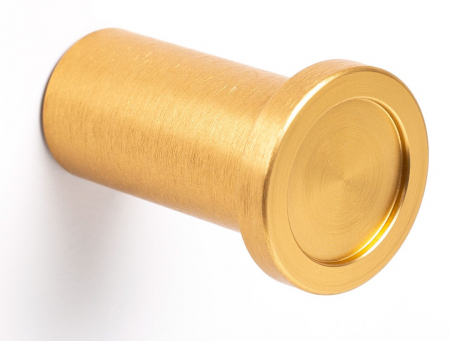 Butoni - Buton pentru mobila Round, finisaj alama intunecata periata, D:25 mm
