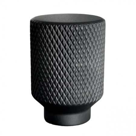 Butoni - Buton pentru mobila Santino, finisaj negru mat CB, Ø:22 mm