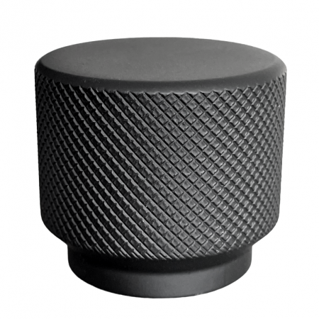 Butoni - Buton pentru mobila Santino, finisaj negru mat CB, Ø:35 mm