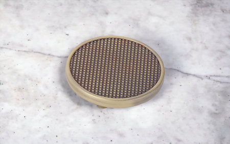 Buton pentru mobila Selin, finisaj alama antichizata periata CB, 16 mm [2]
