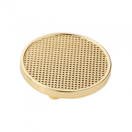 Butoni - Buton pentru mobila Selin, finisaj aur lacuit CB, 16 mm