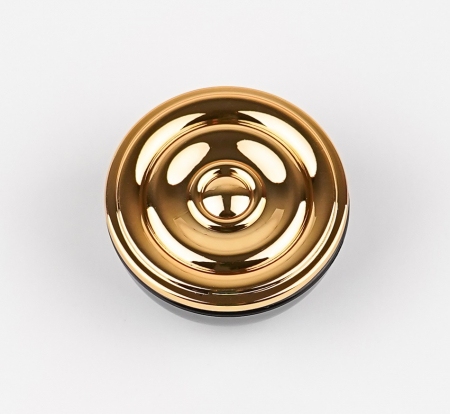 Buton pentru mobila Snail, finisaj aur lacuit CB, Ø:50 mm [1]