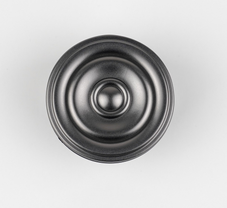 Buton pentru mobila Snail, finisaj negru gun metal CB, Ø:50 mm [1]