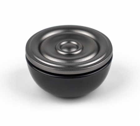 Butoni - Buton pentru mobila Snail, finisaj negru gun metal CB, Ø:50 mm