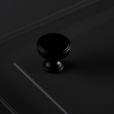 Buton pentru mobila Sonet, finisaj negru mat GT, D:25 mm [7]