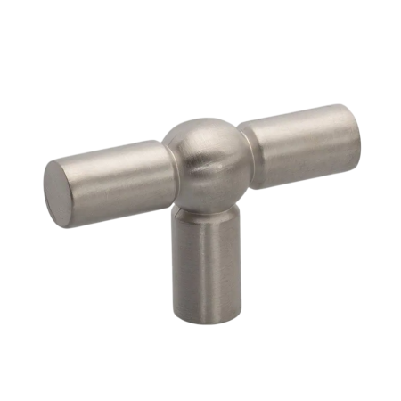 Butoni - Buton pentru mobila Spheres, finisaj nichel periat, L:46 mm