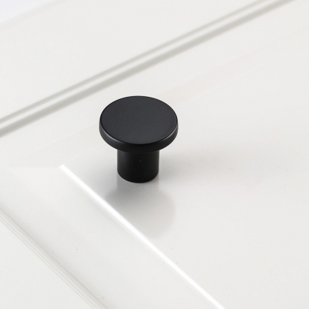 Buton pentru mobila Spot, finisaj negru mat GT, D:24 mm [1]