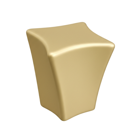 Manere pentru mobila - Buton pentru mobila Starr, finisaj auriu, L:15 mm