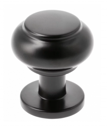 Butoni - Buton pentru mobila Stilo, finisaj negru mat GT, D:22 mm