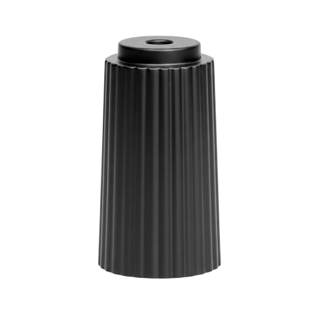 Buton pentru mobila Stria, finisaj negru cobalt, D:15 mm [1]