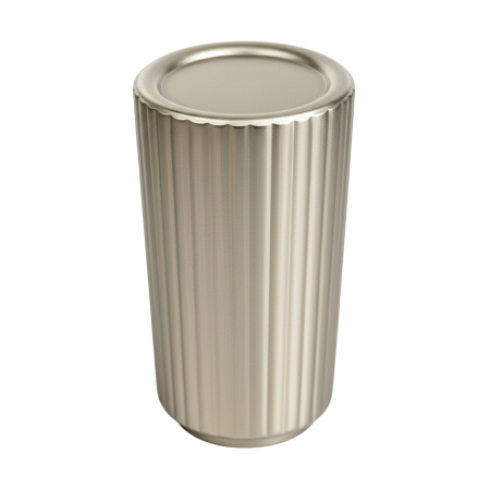 Butoni - Buton pentru mobila Stria, finisaj nichel satin, D:15 mm