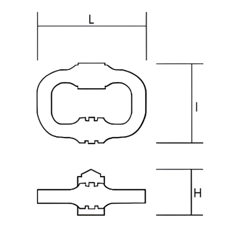Buton pentru mobila Swing, finisaj alama antichizata, 55x44 mm [1]