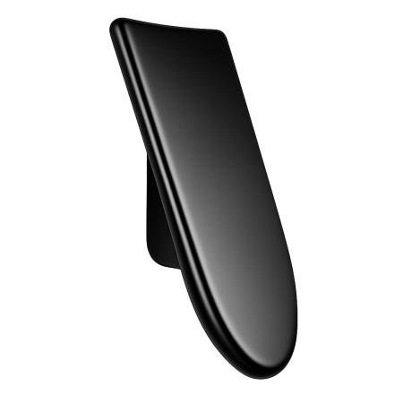 Butoni - Buton pentru mobila Tana, finisaj negru grafit, 30.8x48.75 mm