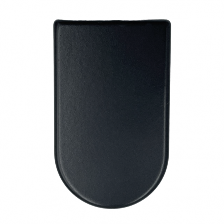 Buton pentru mobila Tana, finisaj negru grafit, 30.8x48.75 mm [3]