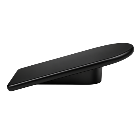 Buton pentru mobila Tana, finisaj negru grafit, 30.8x48.75 mm [1]