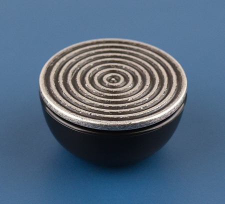 Buton pentru mobila Tobias, finisaj argint antichizat CB, Ø 50 mm [4]