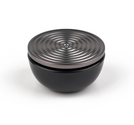 Butoni - Buton pentru mobila Tobias, finisaj negru gun metal CB, Ø 50 mm