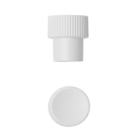 Buton pentru mobila Tuyo, finisaj alb, D:20 mm [2]