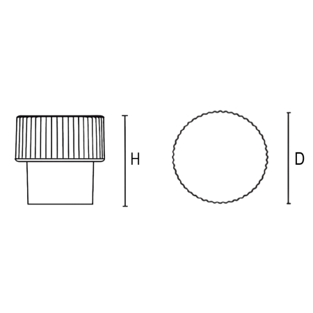 Buton pentru mobila Tuyo, finisaj negru cobalt, D:20 mm [1]