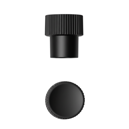 Buton pentru mobila Tuyo, finisaj negru cobalt, D:20 mm [2]