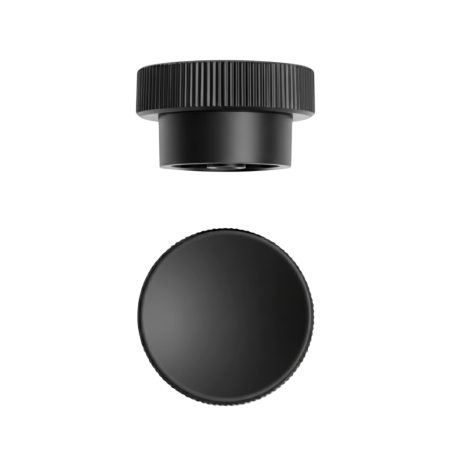 Buton pentru mobila Tuyo, finisaj negru cobalt, D:40 mm [2]