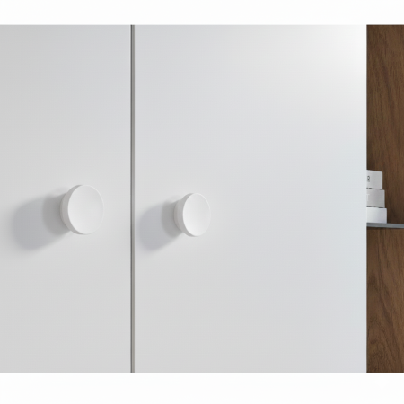 Buton pentru mobila Tuyo JBL, finisaj alb, D:70 mm [3]