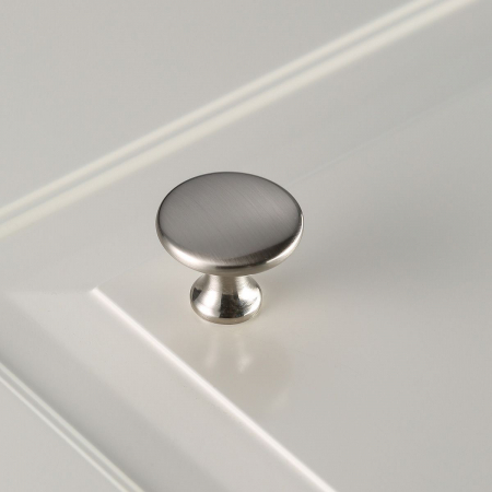 Buton pentru mobila Udine, finisaj otel periat GT, D:29 mm [1]