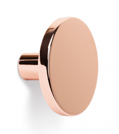 Manere si butoni - Buton pentru mobila Como Big, cupru lustruit, D:41 mm
