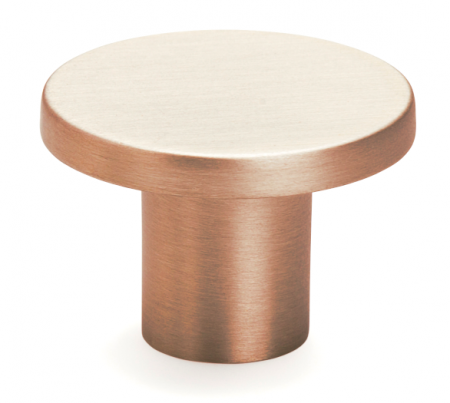 Butoni - Buton pentru mobilier Como, cupru periat, D: 26 mm