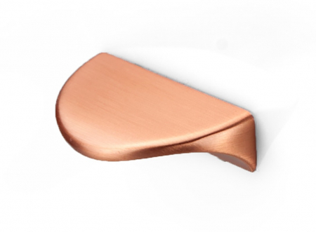 Moderne - Maner pentru mobilier Nick, cupru periat, L: 50 mm