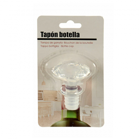 Capac pentru sticla, transparent, aspect diamant [2]