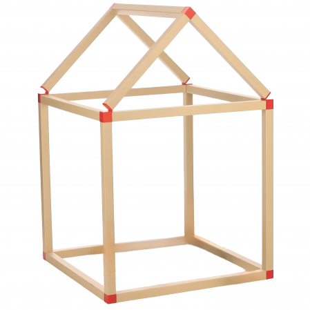 Casuta de joaca pentru copii, 86x86x131 cm [1]