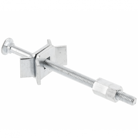 Accesorii diverse - Conector imbinare blat cu surub, finisaj crom, L:100 mm
