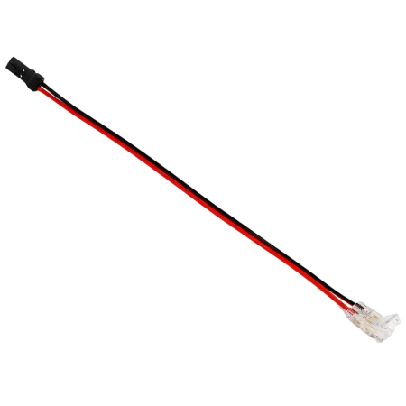 Conector bandă led - Conector transparent GTV pentru bandă LED COB, Mini AMP tată, cablu 15 cm