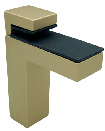 Console si suporturi rafturi - Consola polita, finisaj auriu mat, 8-58 mm