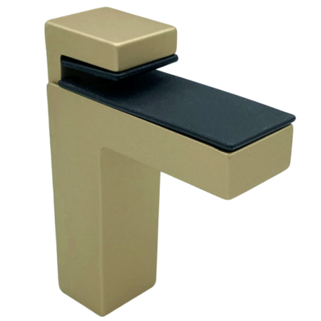 Console si suporturi rafturi - Consola polita, finisaj auriu mat, 8-58 mm