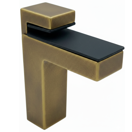 Console si suporturi rafturi - Consola raft polita, finisaj bronz oxidat, 8-58 mm