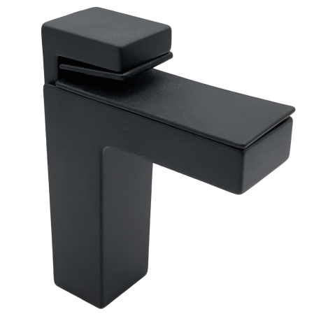 Console si suporturi rafturi - Consola polita, finisaj negru mat, 8-58 mm