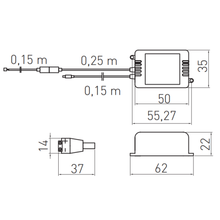 Mini Controller RGB GTV cu telecomandă pentru bandă LED, 12V, 72W, IP20, alb [1]