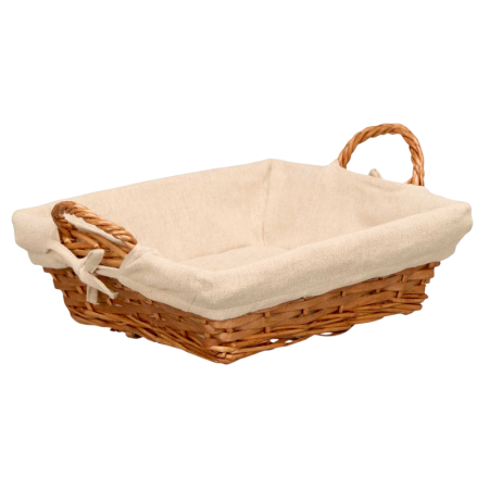 Organizatoare baie - Coș depozitare pătrat Kipit, cu mânere, împletit, maro/bej, 28 x 28 x 9 cm