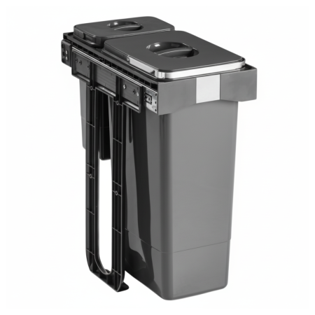 Cos de gunoi Free Jazz 30 incorporabil, colectare selectiva, 1 compartiment x 7 litri si 1x26 litri [2]