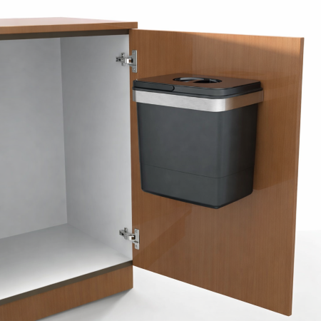 Cos de gunoi incorporabil Belt, montabil pe usa, cu un compartiment x 15 litri [3]