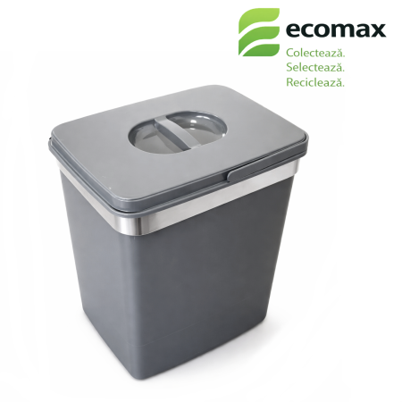 Cosuri de gunoi - Cos de gunoi incorporabil Belt, montabil pe usa, cu un compartiment x 15 litri