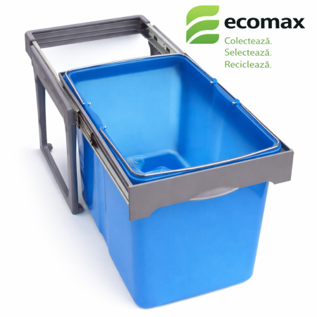 Cos de gunoi incorporabil Ekko Easy cu 1 compartiment x 34 litri [0]