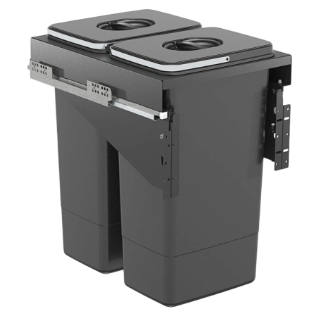 Cosuri de gunoi - Cos de gunoi incorporabil Front 45 cu doua compartimente x 26 litri