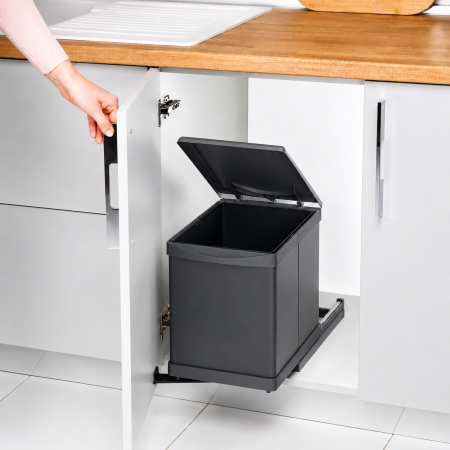 Cos de gunoi incorporabil Pelikan 21700, cu extragere automata, cu un recipient de 16 L, antracit [3]