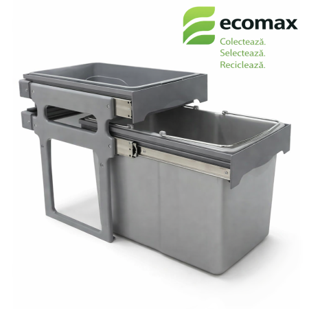 Cos de gunoi incorporabil Tank cu 1 recipient de 34 litri si tavita multifunctionala [1]