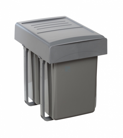 Cos de gunoi Mega incorporabil, colectare selectiva, cu 2 compartimente x20 litri [1]