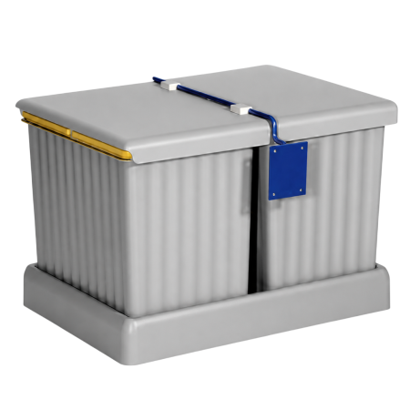 Coșuri de gunoi - Coș gunoi Gollinucci Pulse 2C – gri deschis, 2 x 16 l